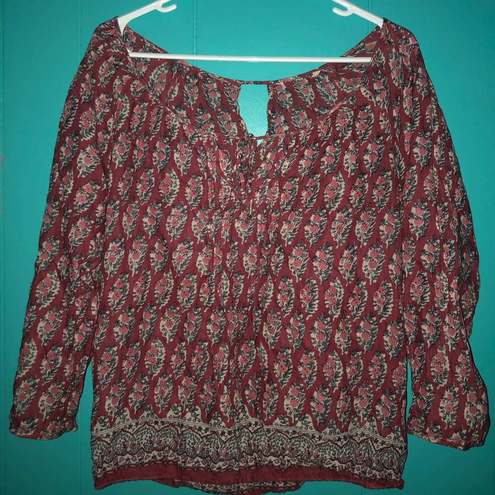 long sleeve blouse